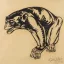 Gaston SUISSE (1896-1988) - Macaque, 1931.